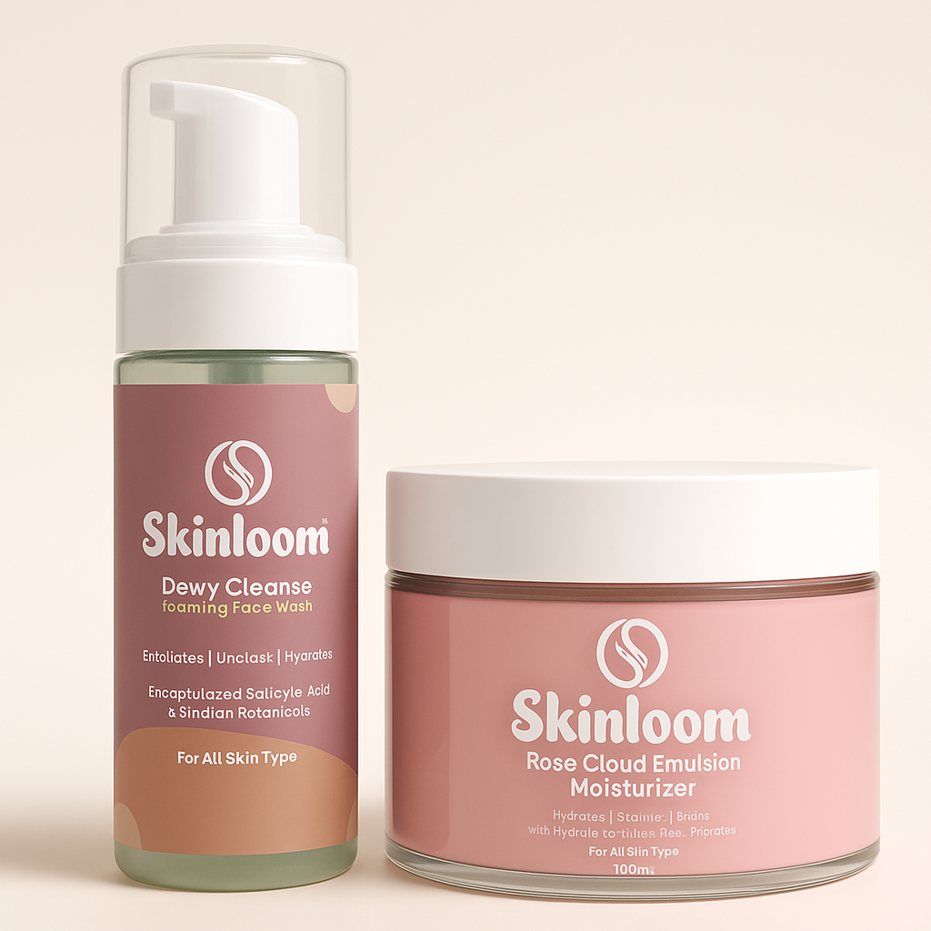 Morning Duo: Rosé Moisturizer + Dewy Face Wash