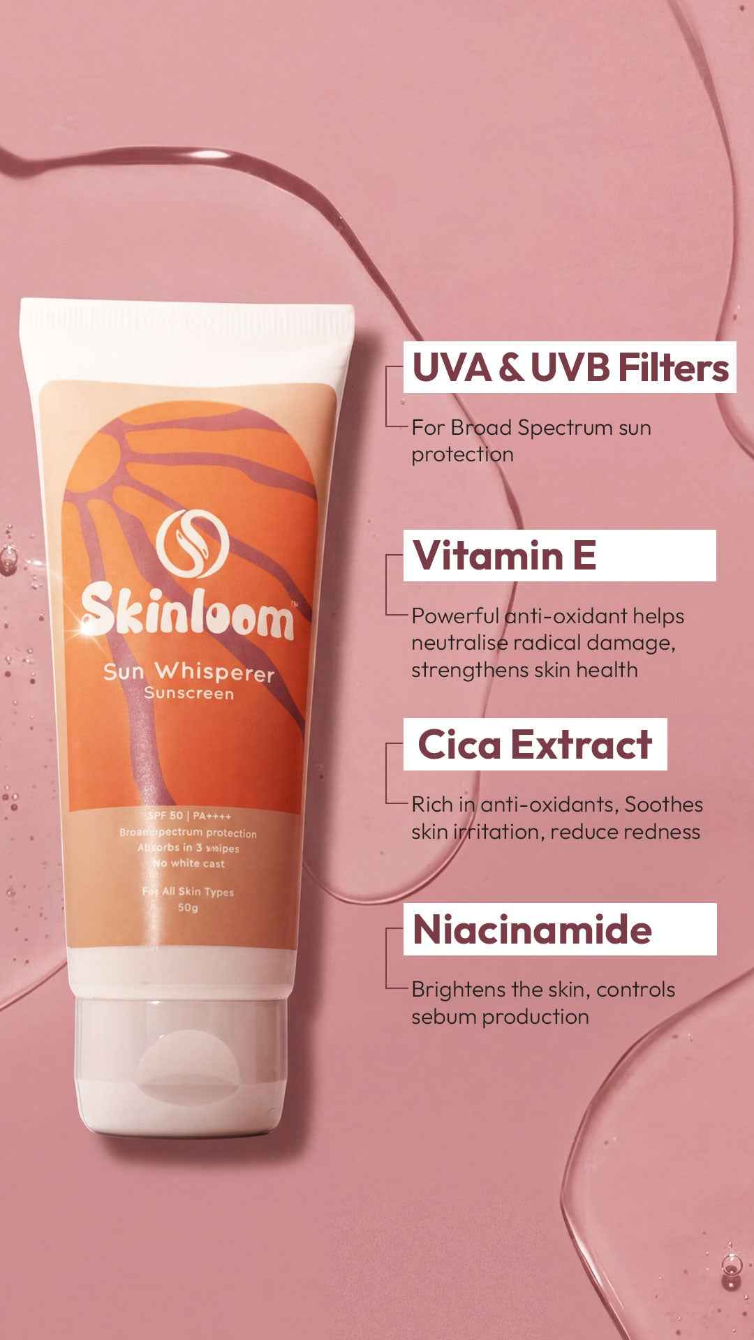 Sun Whisperer SPF 50 PA++++ — No White Cast Sunscreen for Indian Skin