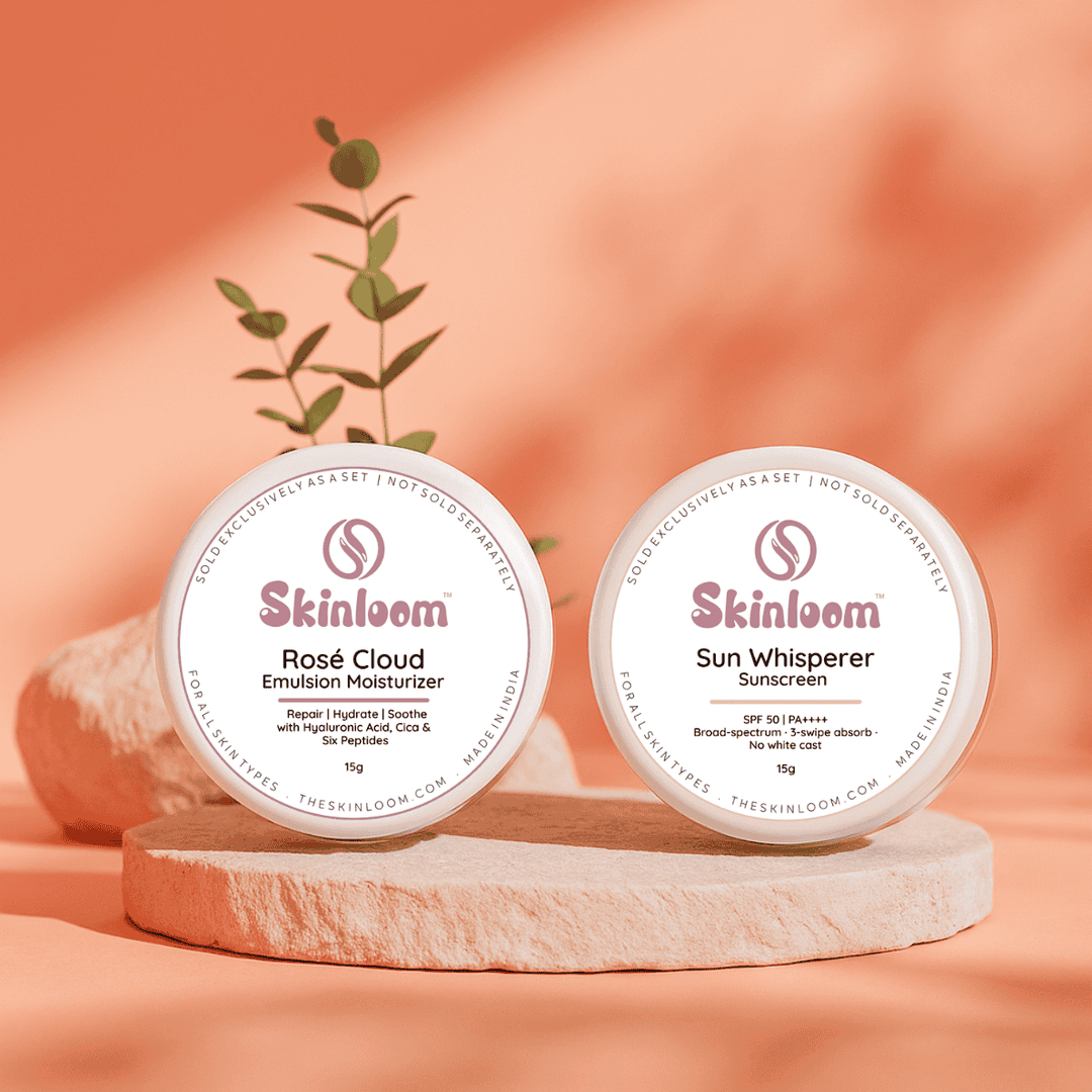 Mini Duo: Rosé Moisturizer + Whisperer Sunscreen